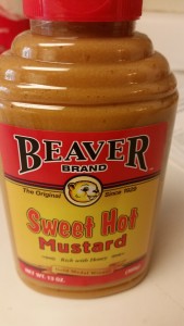 Beaver brand sweat hot mustard