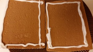 gingerbread house - roof pieces