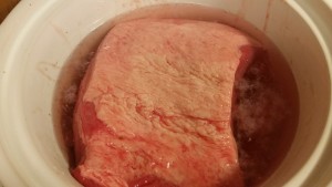 slow cooker Corned beef - precooking